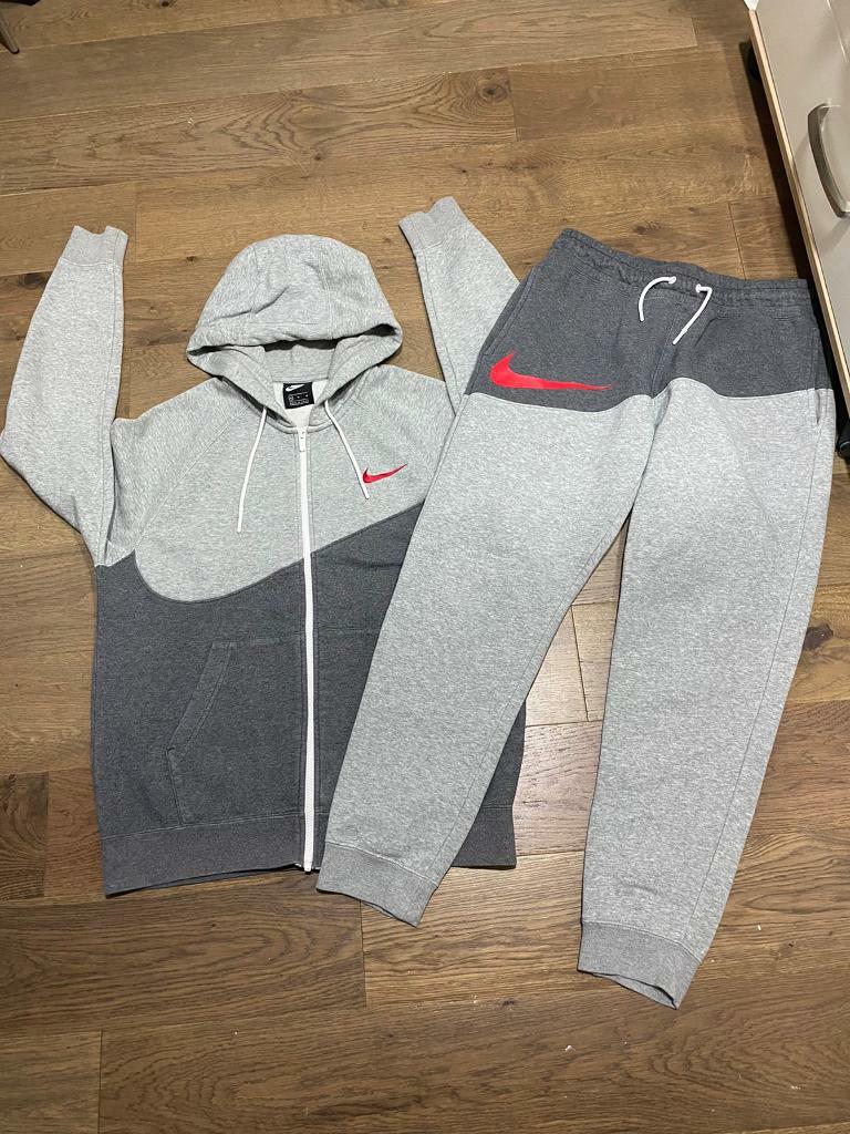 nike big swoosh tracksuit